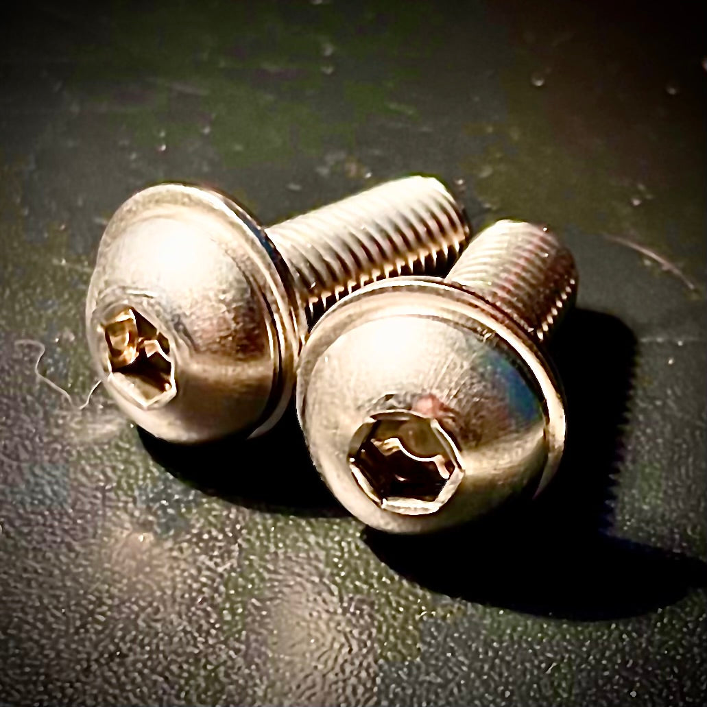 M5 5mm Hex Socket Button Head Allen Key Bolts Screws A2 Stainless Steel  (M5*5 mm -5PCS)