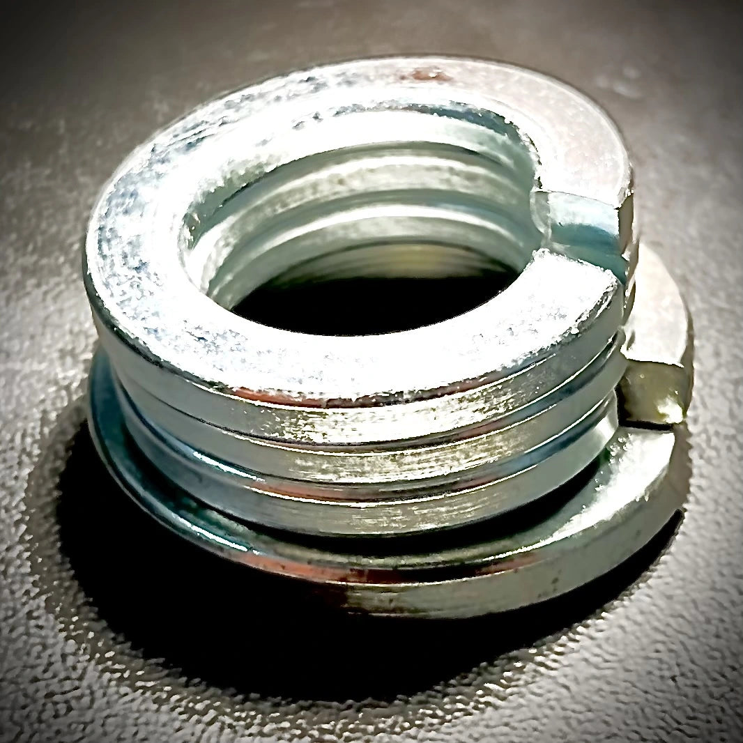 Metric Spring Lock Washers Rectangle Section Single Coil BZP Zinc - Fixaball Ltd. Fixings and Fasteners UK