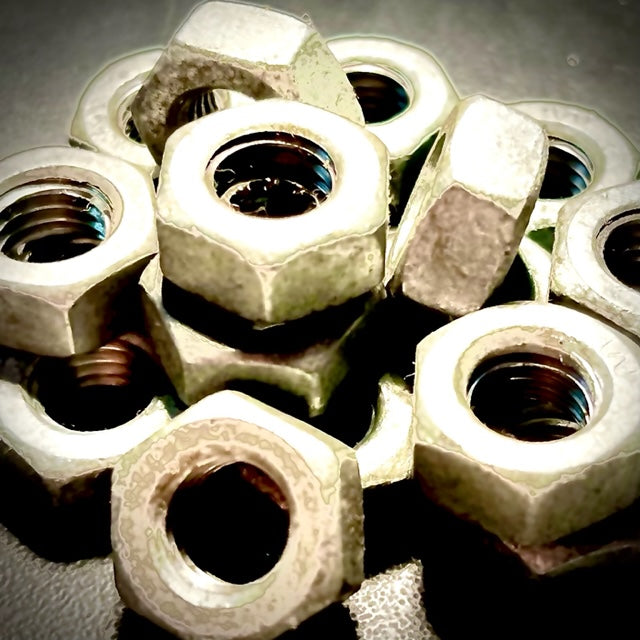 M8 - M33 Full Hex Nut Galvanised Class 6 DIN 934 - Fixaball Ltd. Fixings and Fasteners UK
