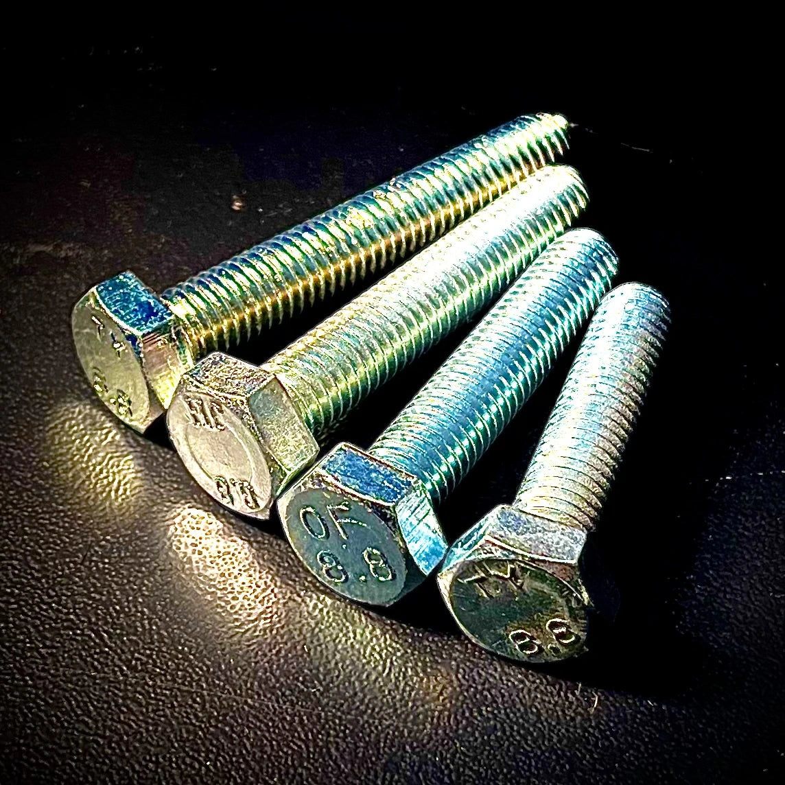 M10 x Under 55mm Hex Set Screw High Tensile 8.8 Zinc DIN933 - Fixaball Ltd. Fixings and Fasteners UK