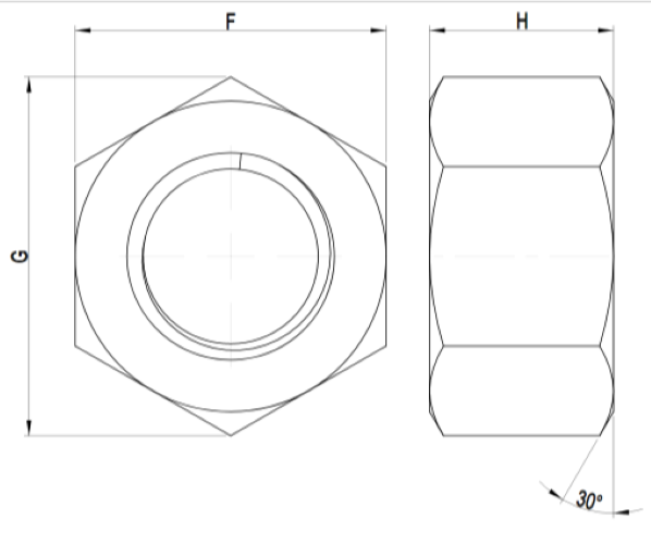 UNC Full Hex Nut A2-70/ 304 Stainless Steel DIN 934 - Fixaball Ltd. Fixings and Fasteners UK